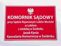 Tablica komornika lublin